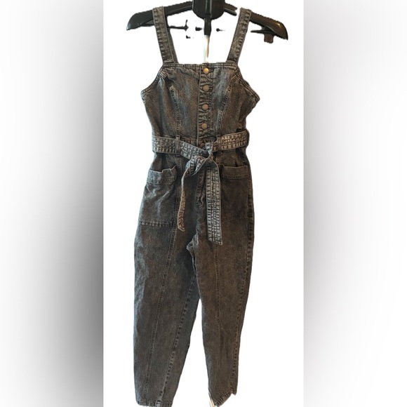 Universal Thread Pants - Universal Thread Black Denim Women's Jumpsuit